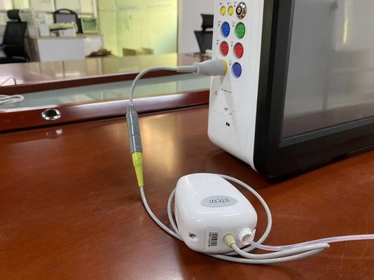 Λευκή πλαστική μονάδα CO2 πλευρικής ροής για την παρακολούθηση του CO2 των τελικών παλίρροιων