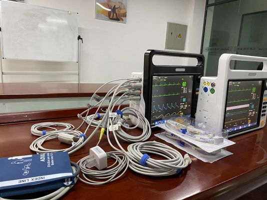 Μοντωπική καρδιακή φορητή οθόνη ασθενούς για ασθενοφόρο ICU OEM ODM