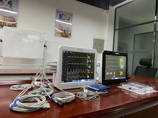 15 ιντσών συσκευή για την παρακολούθηση των ζωτικών στοιχείων, για την παρακολούθηση της καρδιάς στο κρεβάτι για τις κλινικές νοσοκομείων.