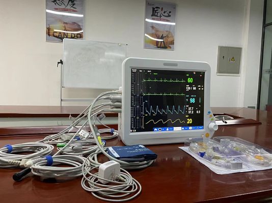 Μηχανή παρακολούθησης ασθενών νοσοκομείου έκτακτης ανάγκης με ΗΚΓ NIBP SPO2