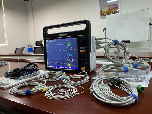 Νοσοκομειακό ιατρικό μοντελοποιημένο ελεγκτή ασθενούς με SPO2 NIBP OEM ODM