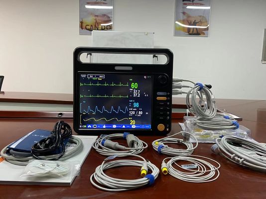 Μονδική Μηχανή Παρακολούθησης Ζωτικής Υγείας Νοσοκομείου Πολυγλωσσική με οθόνη 12,1&quot;
