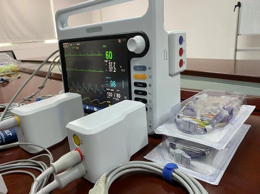 Νοσοκομειακό ιατρικό μοντελοποιημένο ελεγκτή ασθενούς με SPO2 NIBP OEM ODM