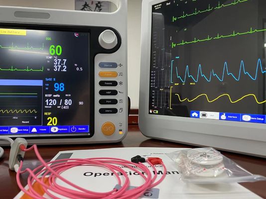 Κέντρο Εντατικής Θεραπείας Καρδιακό Νεογέννητο Ελεγκτή Ασθενών Με 3 Σημεία ΗΚΓ NIBP SPO2