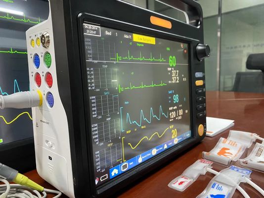 Ηλεκτροκαρδιογράφημα NIBP SPO2 Επιστημονικός πολλαπλός παραμέτρης