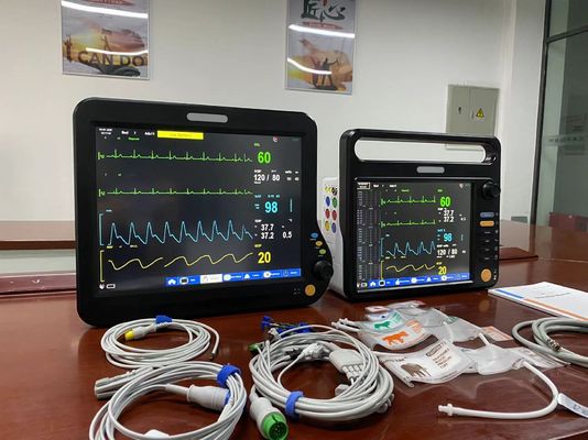 Πολυπαραμετρικός μετρητής καρδιακού παλμού Πολυγλωσσικός για κτηνιατρική χρήση με ΗΚΓ SPO2 2Temp