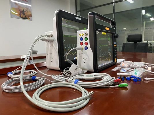 Πολυπαραμετρικός μετρητής καρδιακού παλμού Πολυγλωσσικός για κτηνιατρική χρήση με ΗΚΓ SPO2 2Temp