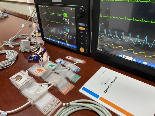 12.1&quot; Φορητή κτηνιατρική συσκευή παρακολούθησης πολλαπλών παραμέτρων για κτηνιατρική χειρουργική