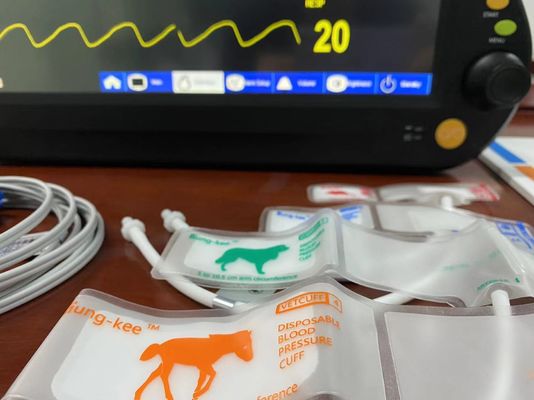 15 ιντσών εξοπλισμός παρακολούθησης ζωτικών σημείων πολυμετρικός για κτηνιατρικούς ασθενείς