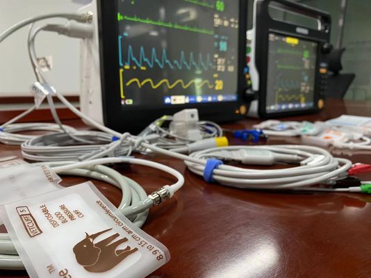 2Temp Resp Κτηνιατρικός Multiparameter Monitor Πολυγλωσσική για χειρουργική διάγνωση