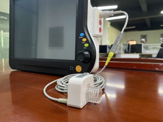 Ενήλικες Παιδιατρικές Etco2 Κύριο λευκό χρώμα για καρδιακό ελεγκτή
