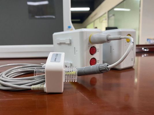 Λευκός παιδιατρικός ευρέος αισθητήρας Etco2 για καρδιακή παρακολούθηση εντατικής θεραπείας