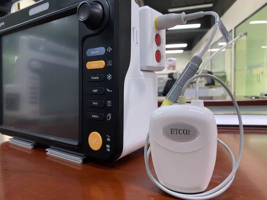 Πλαστικός αισθητήρας πλευρικής ροής CO2 για ασθενείς