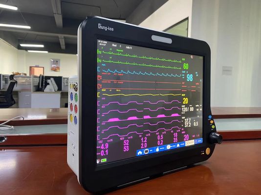 Καρδιακό όργανο ελέγχου οθόνης ICU 15 ίντσας TFT LCD, υπομονετικό όργανο ελέγχου παραμέτρου SPO2 πολυ