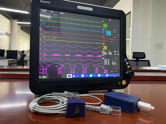 15 TFT LCD υπομονετικό όργανο ελέγχου παραμέτρου οθόνης πολυ για την αναισθησία ICU καρδιακή