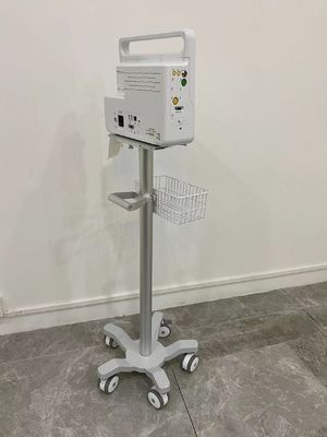 Κτηνιατρικό αεροπορίας αργιλίου καροτσάκι οργάνων ελέγχου Matieral υπομονετικό με τις σιωπηλές ρόδες 3 ιντσών