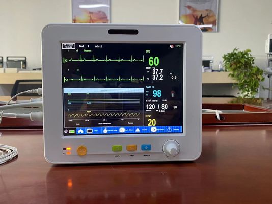 Γενικό φορητό υπομονετικό όργανο ελέγχου κλινικών θαλάμων με Temp EtCO2 ECG SPO2 NIBP τη μέτρηση