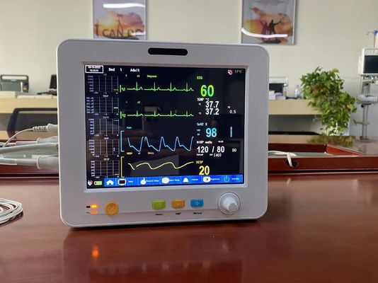 Φορητή 8,4 ίντσας πολυ υψηλή ακρίβεια οργάνων ελέγχου παραμέτρου υπομονετική για Temp EtCO2 ECG SPO2 NIBP