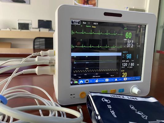 Ελαφρύ φορητό υπομονετικό όργανο ελέγχου 8,4 ίντσας, Temp ECG SPO2 NIBP ζωτικής σημασίας όργανα ελέγχου σημαδιών